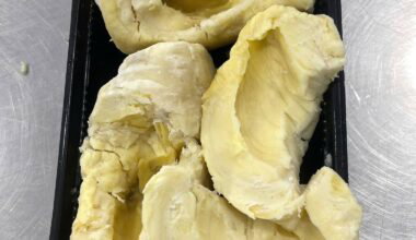 Frozen morthong durian pulp seedless