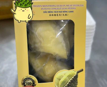 Frozen morthong durian pulp seedless